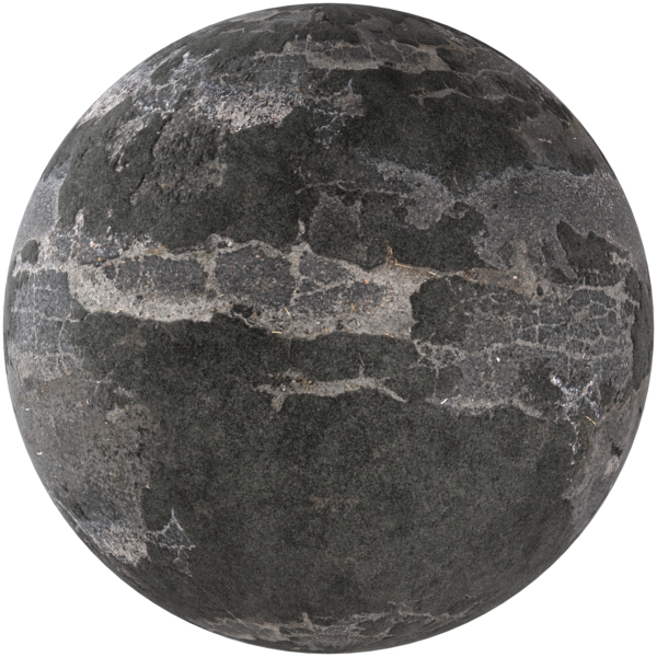 Asphalt Damaged Dark Grey 01