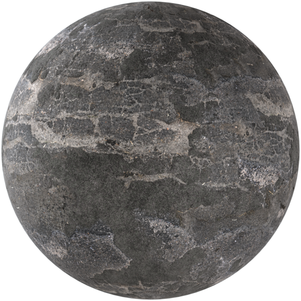 Asphalt Damaged Dark Grey 02