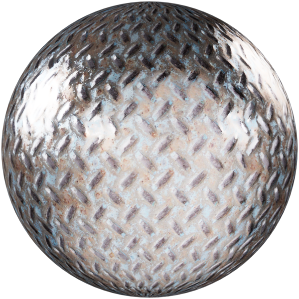 Metal Plates Steel Tread Rusty Silver 01