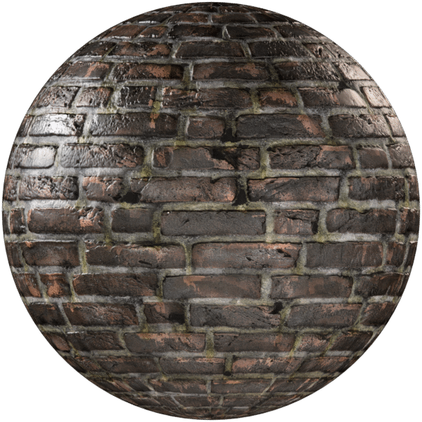 Bricks Wall Common Bond Black 01