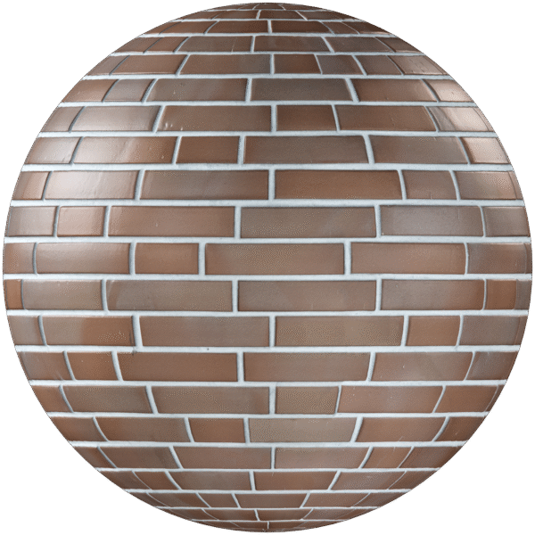 Bricks Wall Common Bond Brown 01