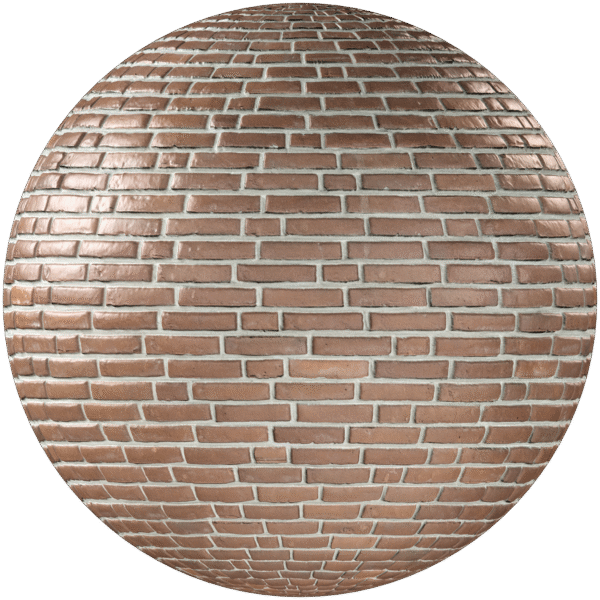 Bricks Wall Common Bond Brown 03