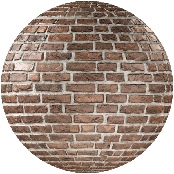 Bricks Wall Running Bond Red 04