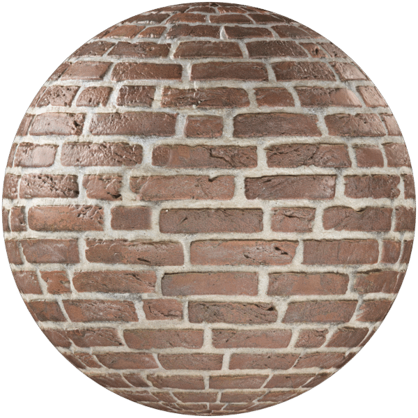 Bricks Wall Common Bond Brown 07