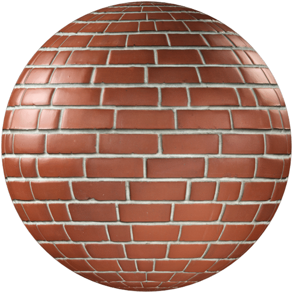 Bricks Wall Common Bond Red 04