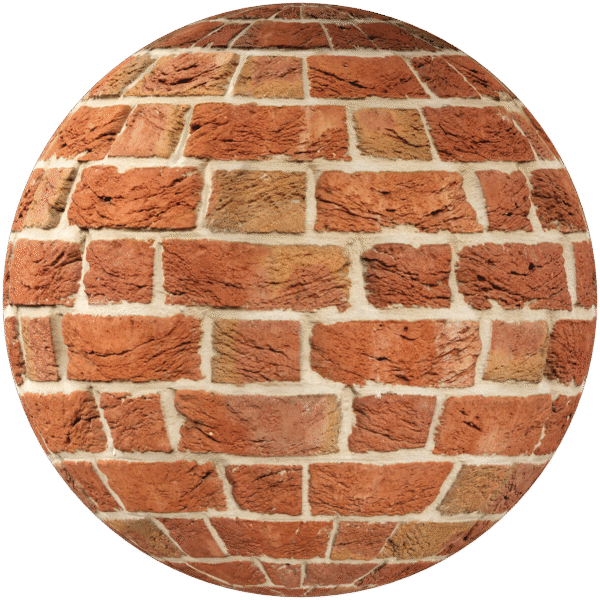 Bricks Wall Common Bond Red 12