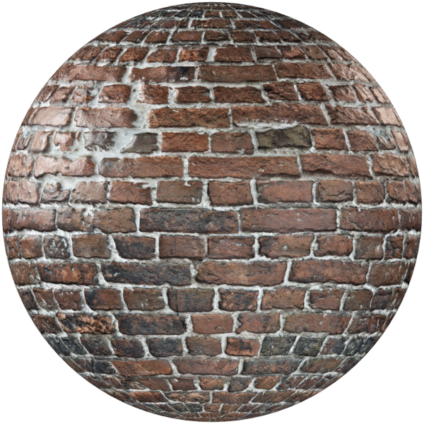 Bricks Wall English Bond Brown 01