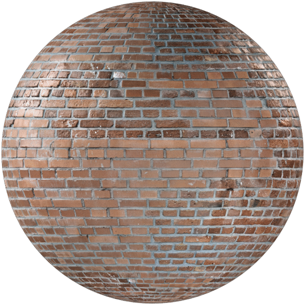 Bricks Wall English Bond Brown 02