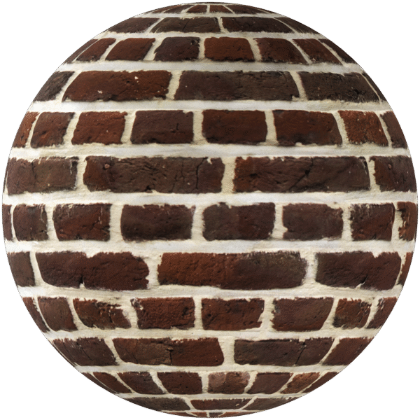 Bricks Wall English Bond Brown 03