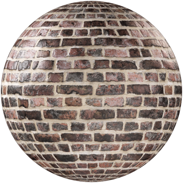 Bricks Wall English Bond Brown 08