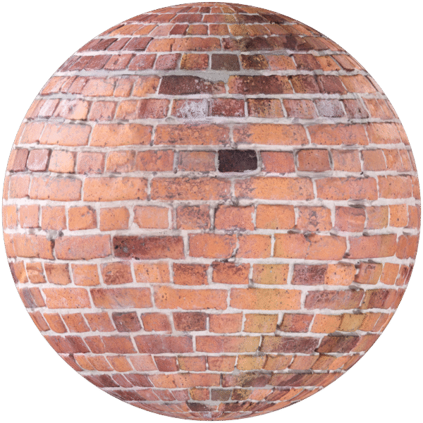 Bricks Wall English Bond Red 06