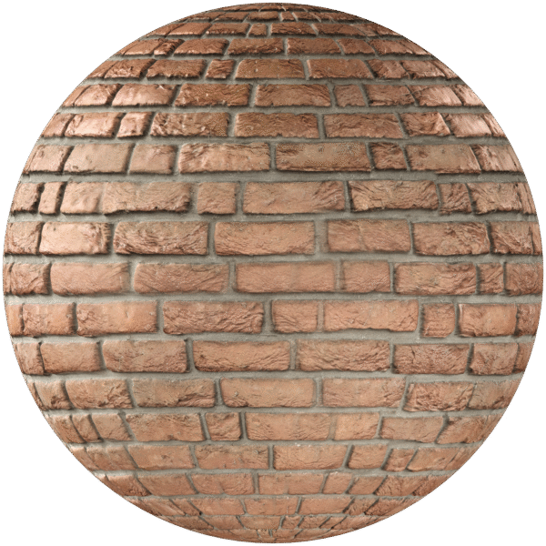 Bricks Wall Running Bond Red 13