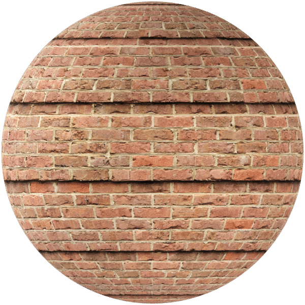 Bricks Wall Running Bond Red 22