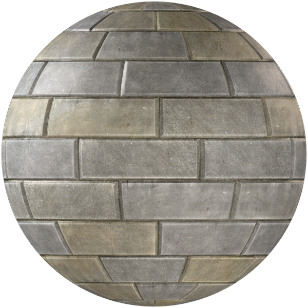 Bricks Wall Running Bond grey 03