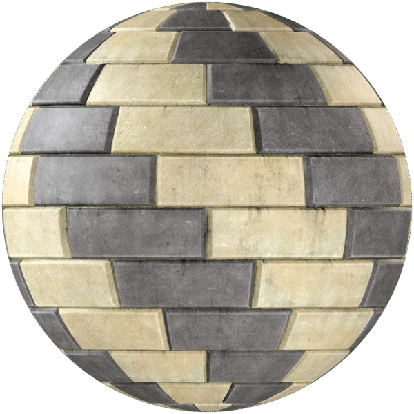 Bricks Wall Running Bond grey 12