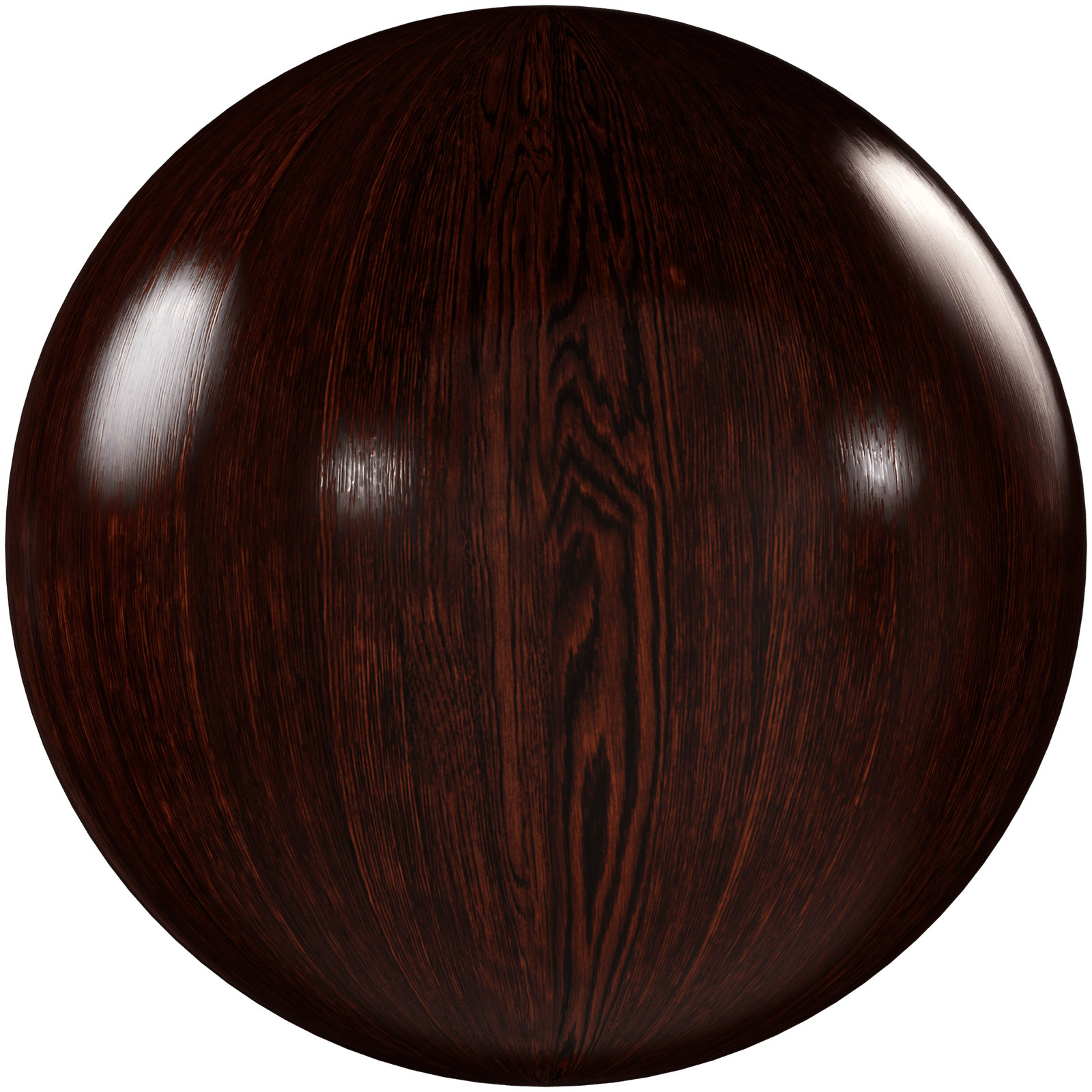 Wood Fine Birch Veneer Dark Brown 02