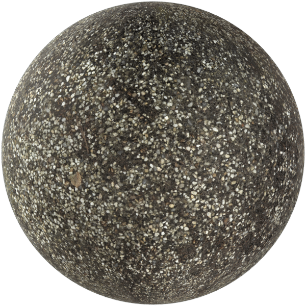Ground Earth with Pebbles Dark Grey 01