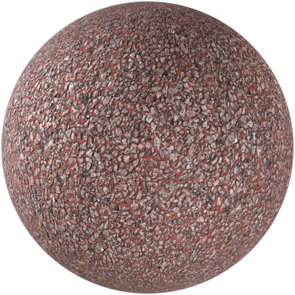 Ground Pebbles Red 01