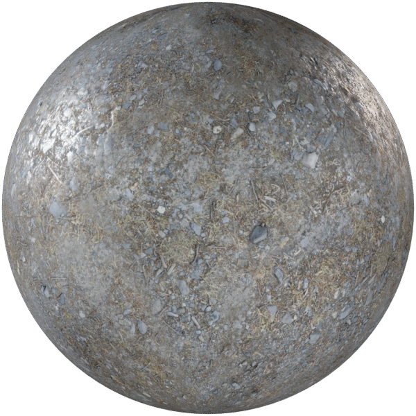 Ground With Pebbles Grey 01