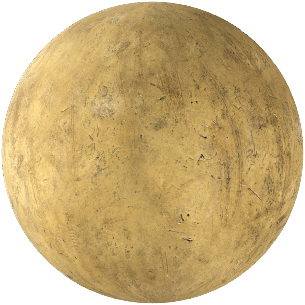 PLaster Old Cracked Worn Yellow 01