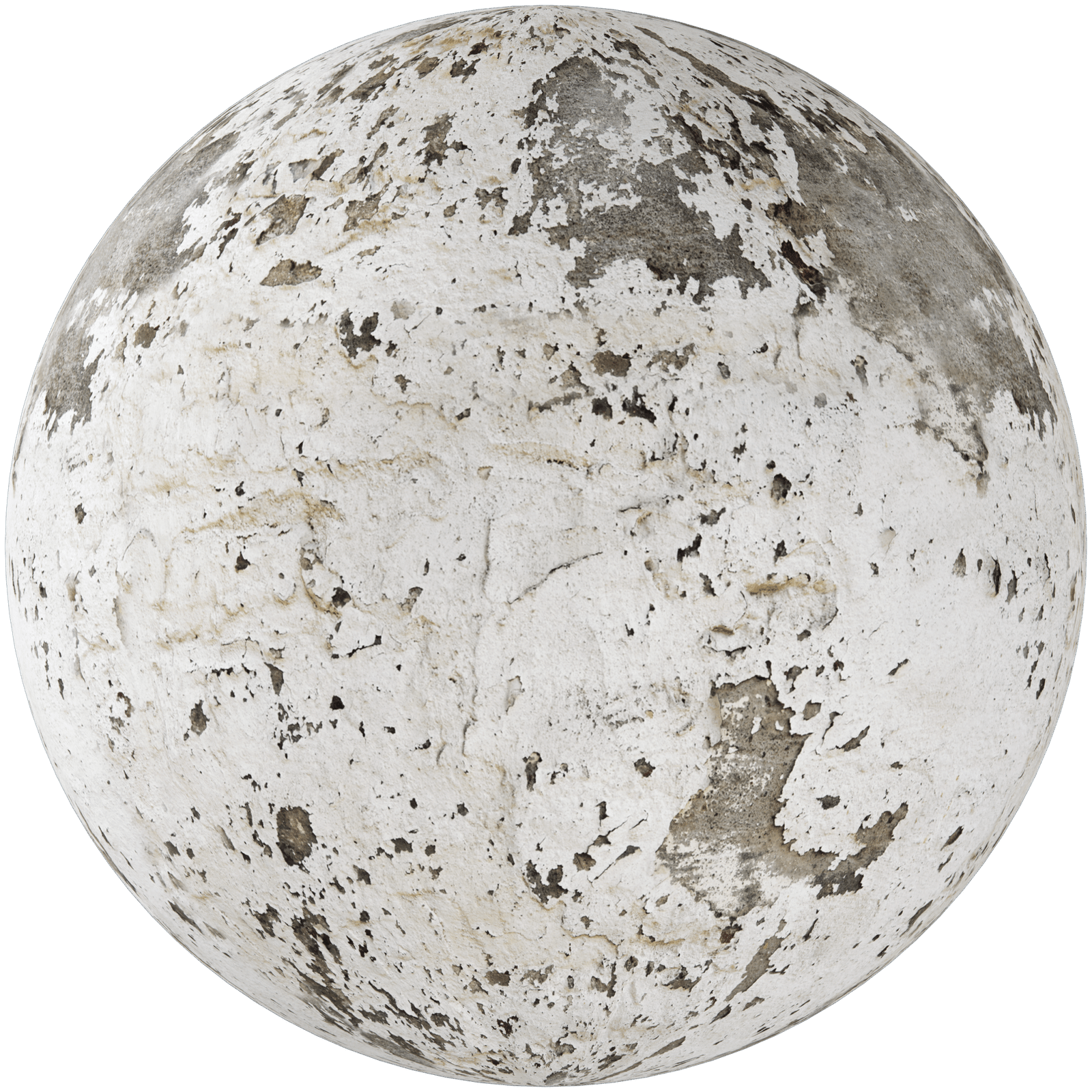 Plaster Crackling Paint Worn White 01