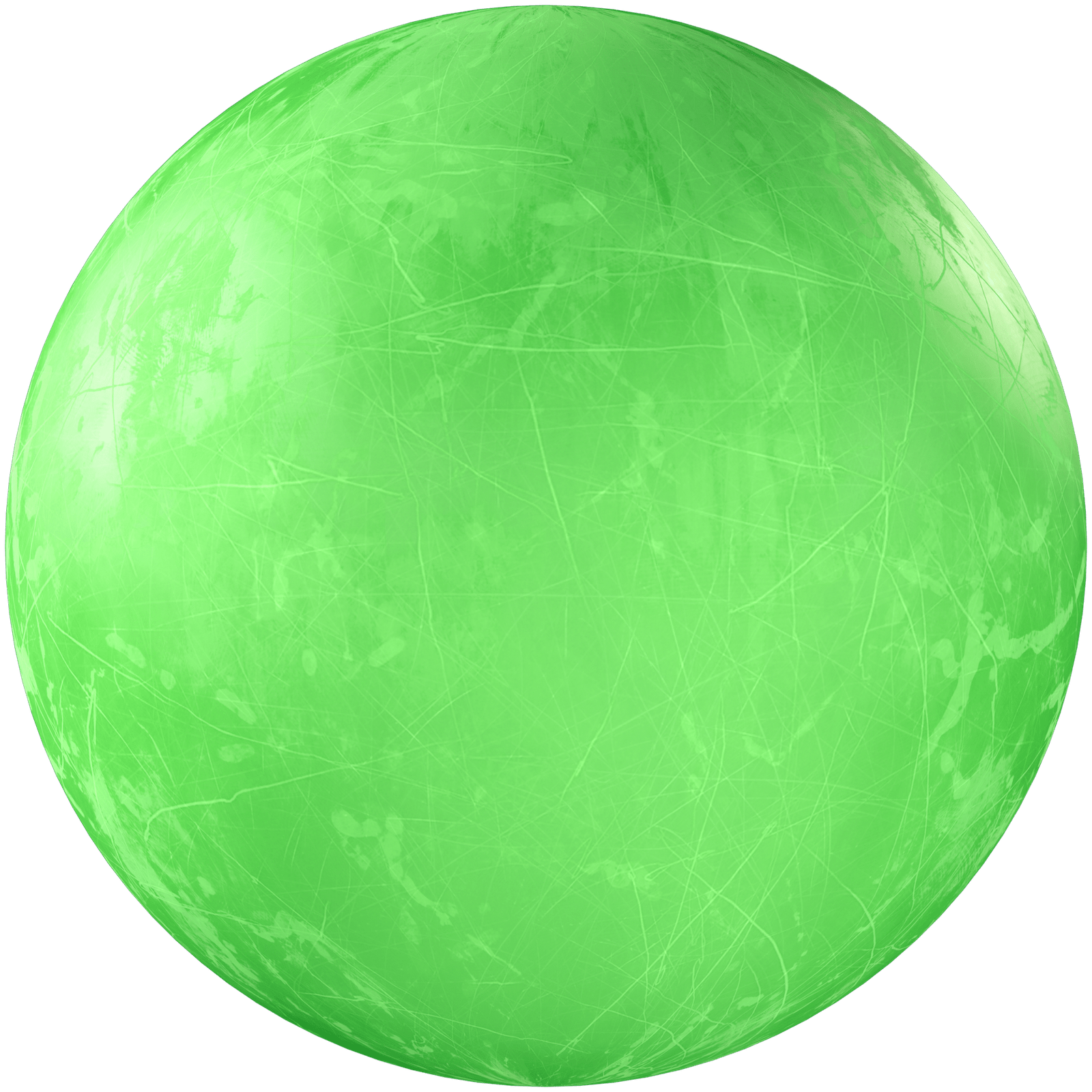 Plastic Scratches Matte Green 01