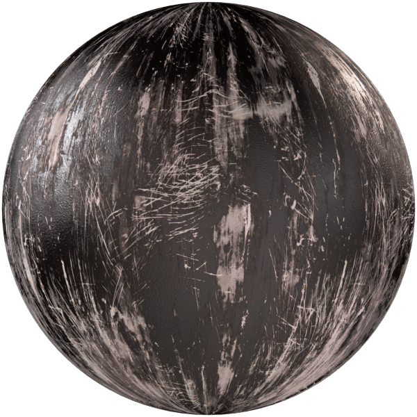 Plastic Scratches worn matte Black 01