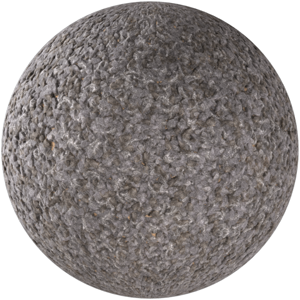 Rocks Gravel Ground Dark Grey 01