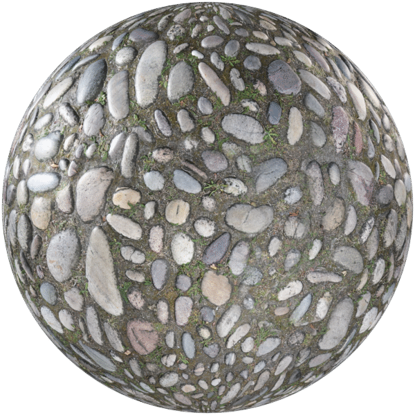 Rocks Gravel Ground Grey 06