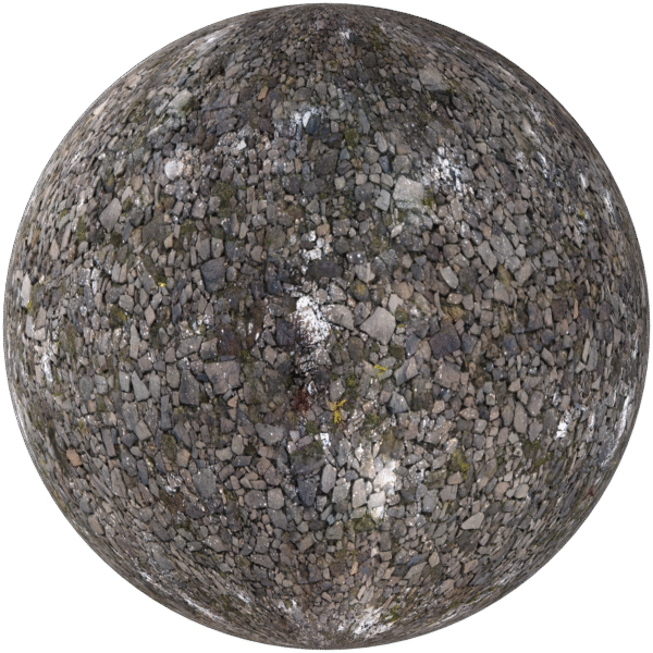 Rocks Gravel Ground Grey 09