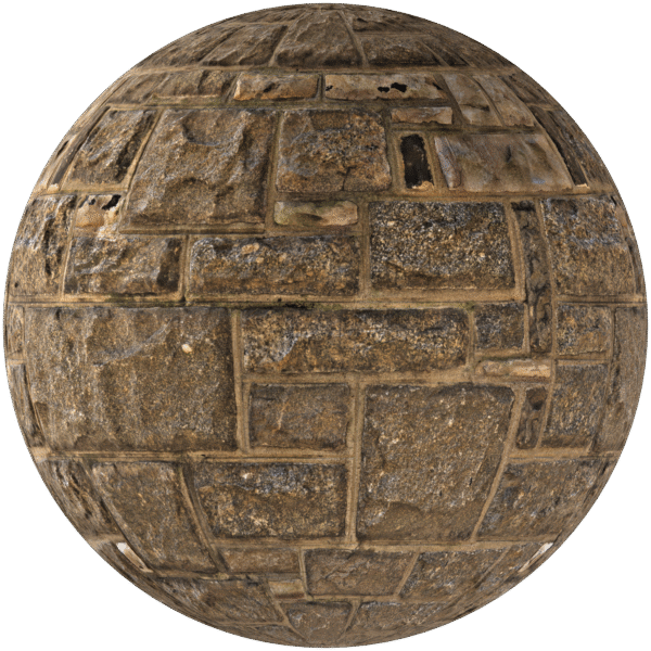 Rocks Splitface Mosaic Bond Brown 01