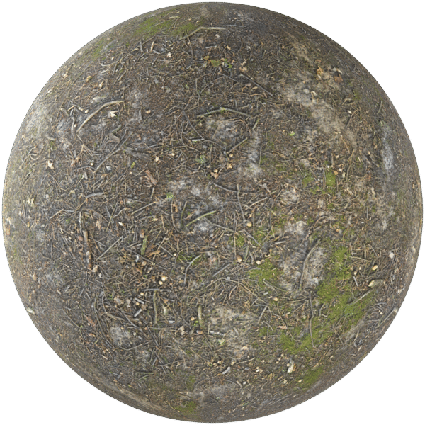 Ground Forest Mulch Brown 02