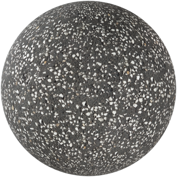 Ground Pebbles Dark Grey 03