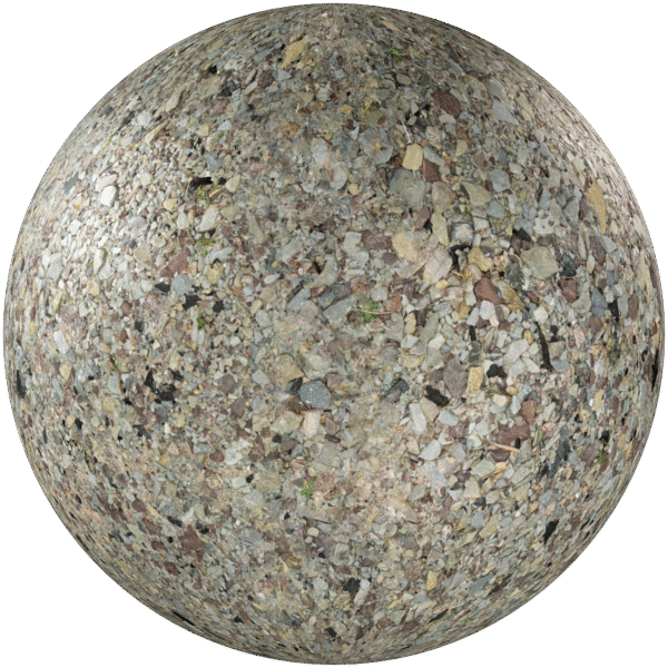 Gravel Pebbles Dirty Grey 02