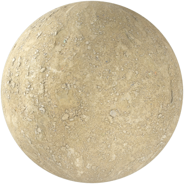 Ground Dry With Pebbles Beige 01