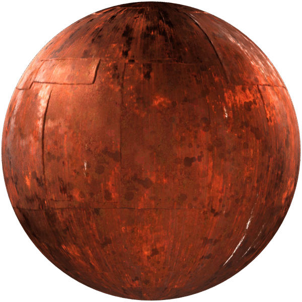 Metal Plates Highly Rusty Silver 01