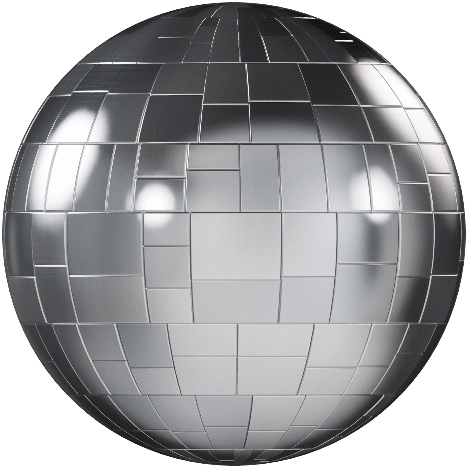 Metal Plates Retangle Silver 01