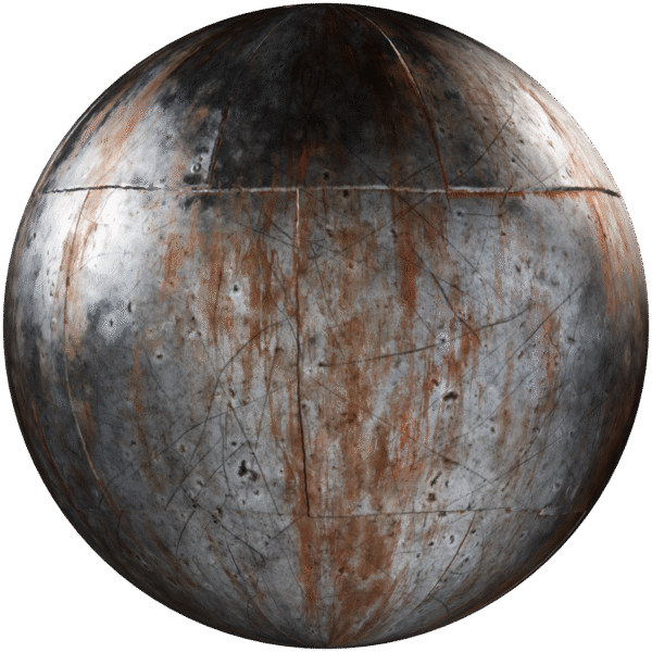 Metal Plates Rusty Silver 02