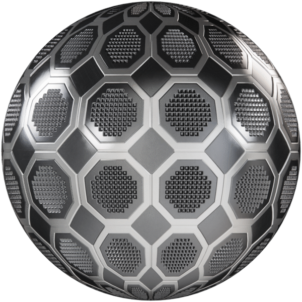 Metal Plates Sci-fi Industrial Silver 03