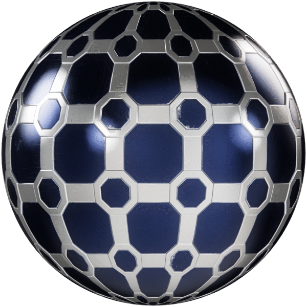 Metal Plates Sci-fi Industrial Silver Blue 02