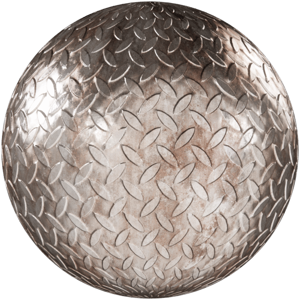 Metal Plates Steel Tread Rusty Silver 02