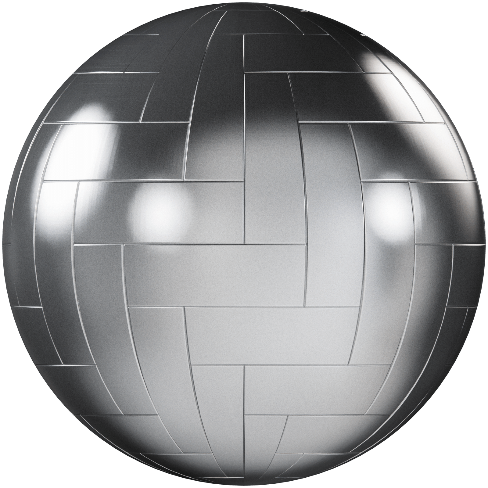 Metal Plates fish Scale Silver 01