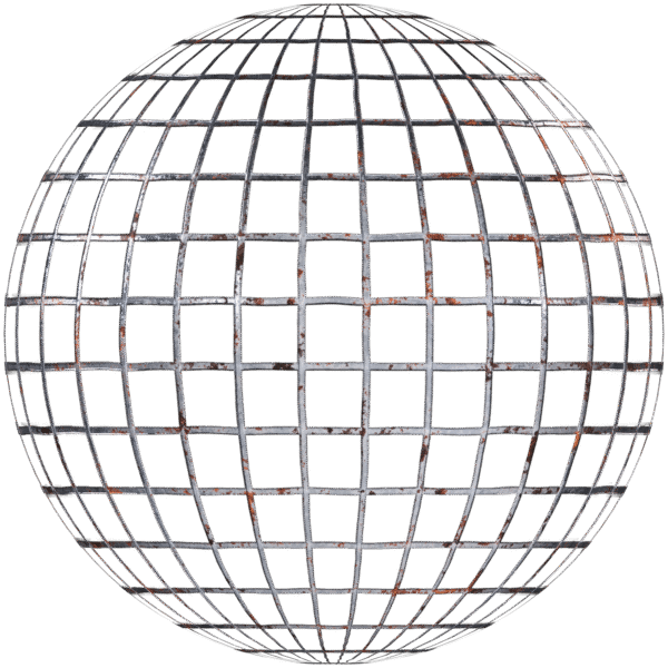 Metal Walkway Grate Rusty Silver 01