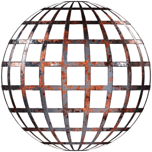 Metal Walkway Grate Rusty Silver 02