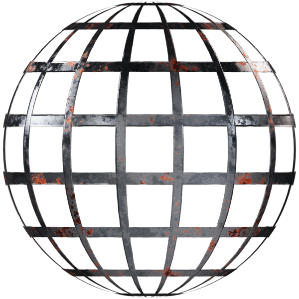 Metal Walkway Grate Rusty Silver 07