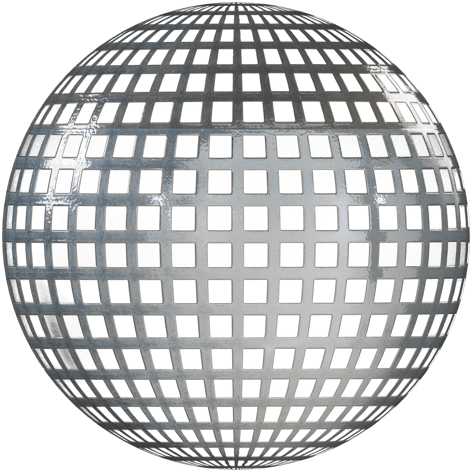 Metal Walkway Square Perforated Silver 01