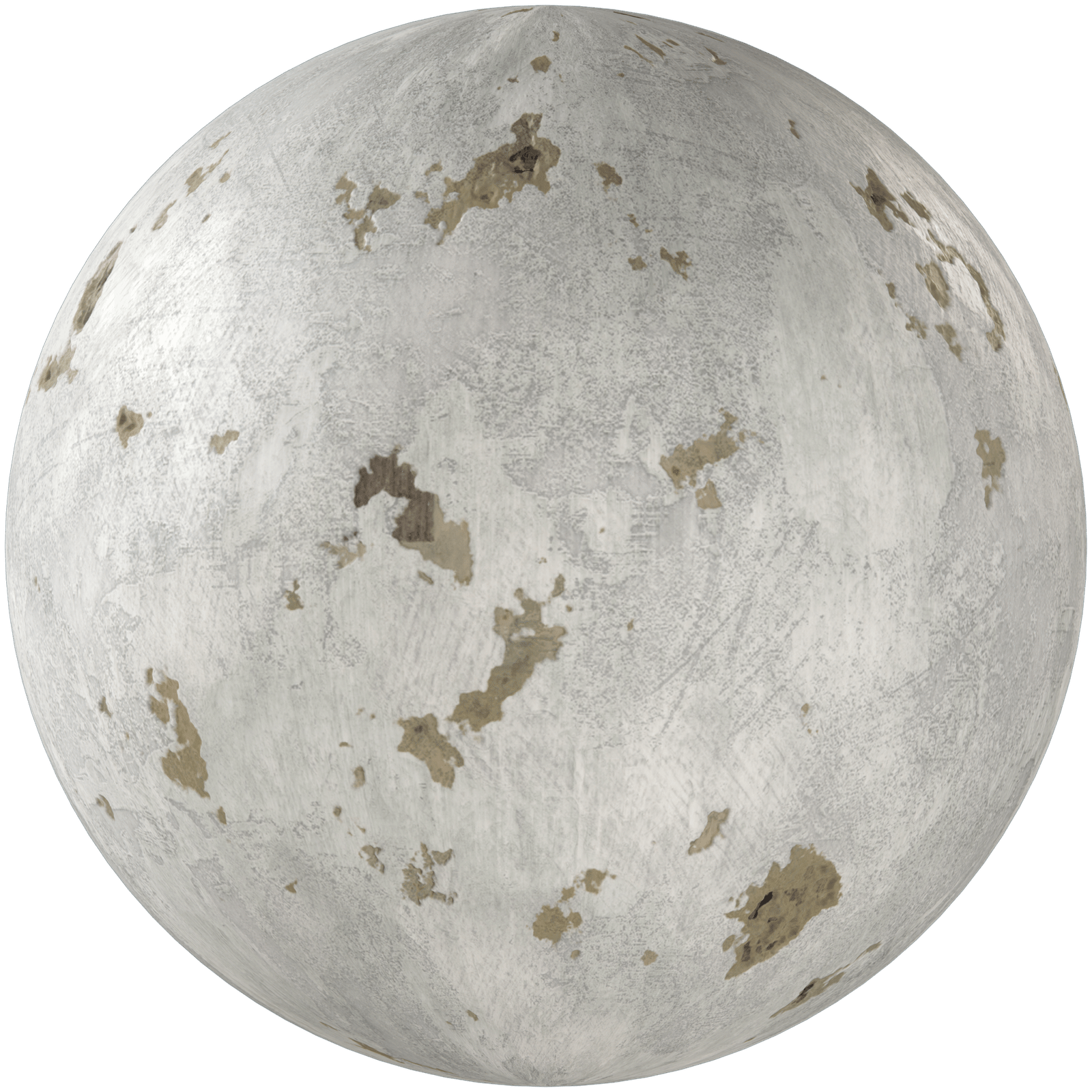 Painted Plaster Damaged White 03