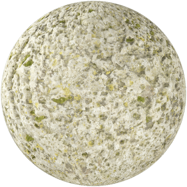 Rock Arid Cliff With moss Beige 01