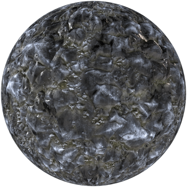 Rock Cliff Dark Grey with Moss 02