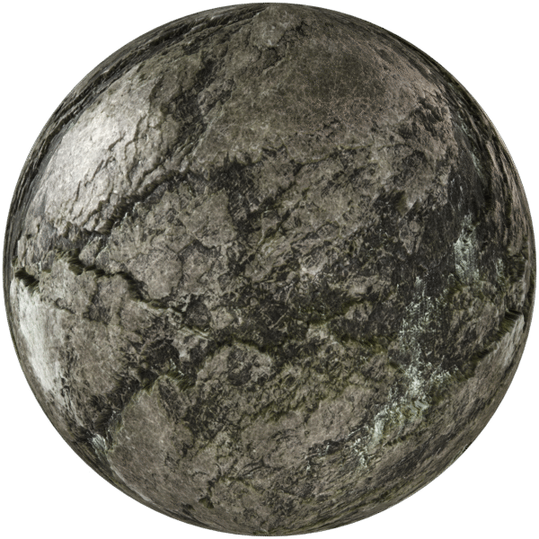 Rock Cliff Dark Grey with Moss 05